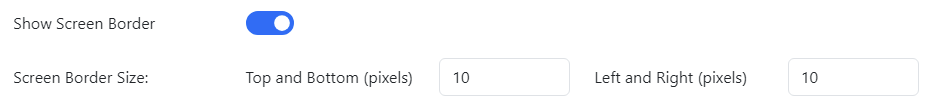 Border Settings